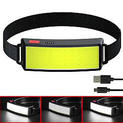 Налобний ліхтар акумуляторний 550мАч BL-TM-G14 + USB зарядка / LED ліхтарик на голову