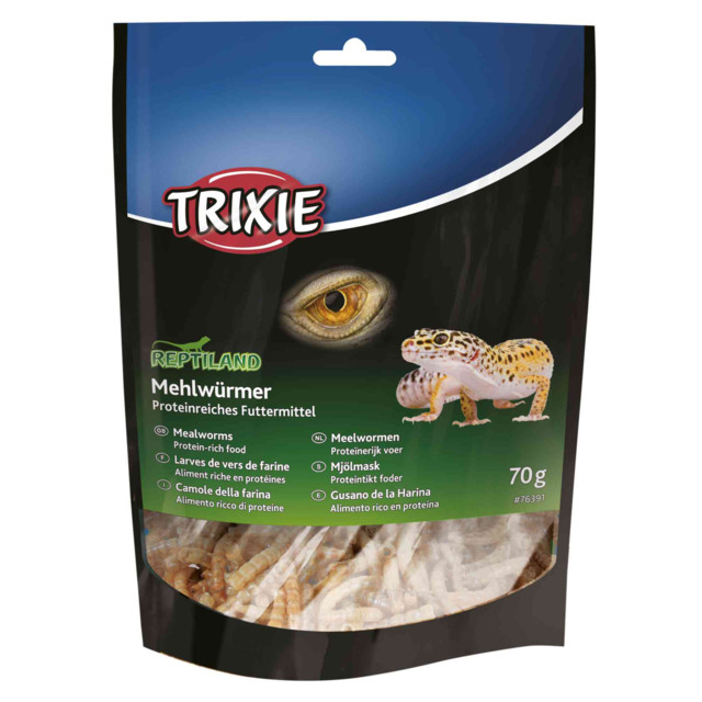 Trixie TX-76391 Корм ласощі Хробаки сушені Trixie для рептилій - 70 г