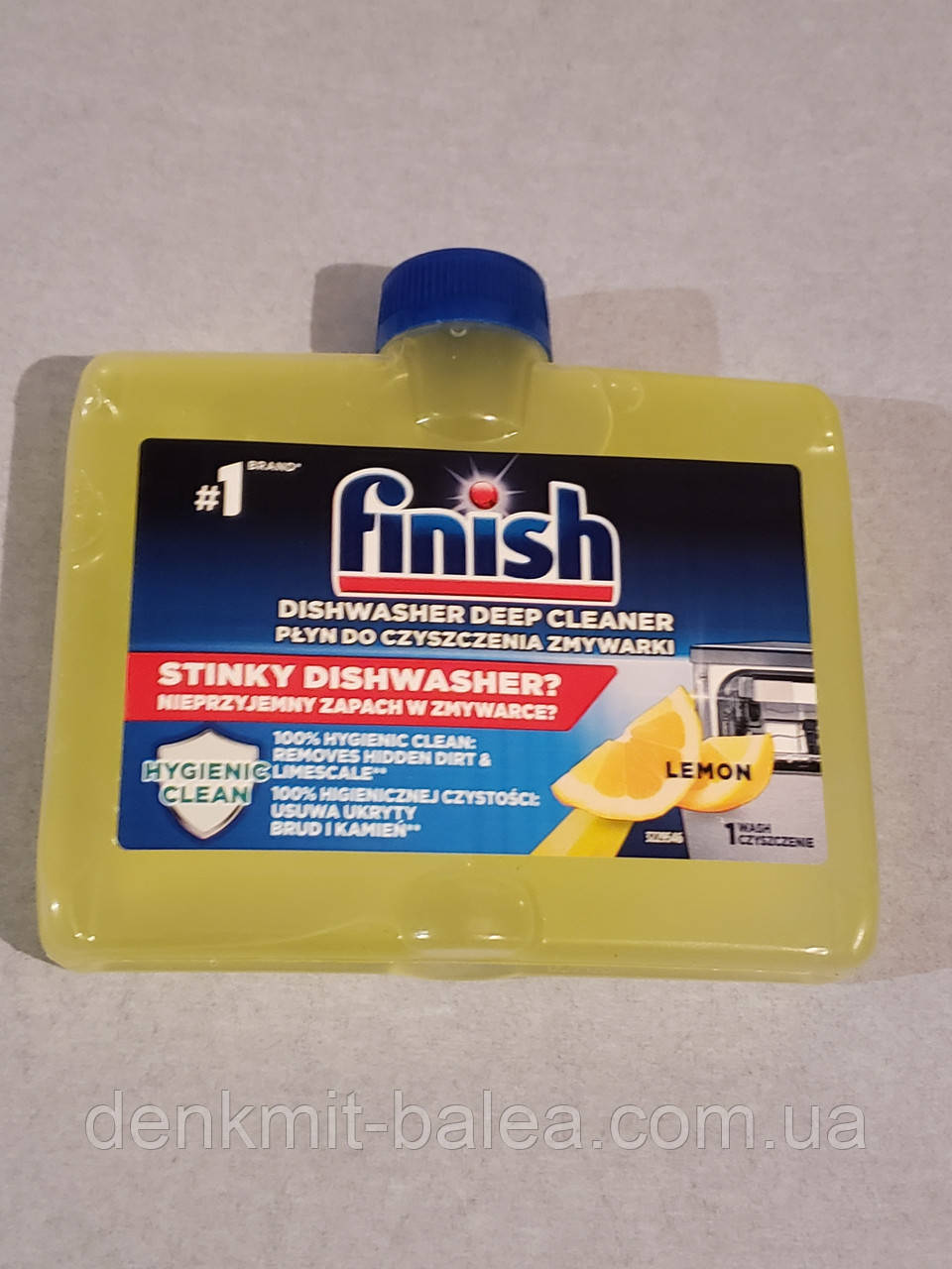 Очисник Фініш проти жиру та накипу для посудомийних машин Finish Lemon 250 мл
