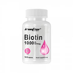 Біотин IronFlex Biotin 10000 mcg 100 таблеток