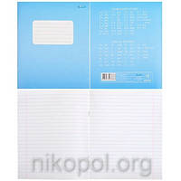 Зошит 18 аркушів лінія, Фонова "Квітка"