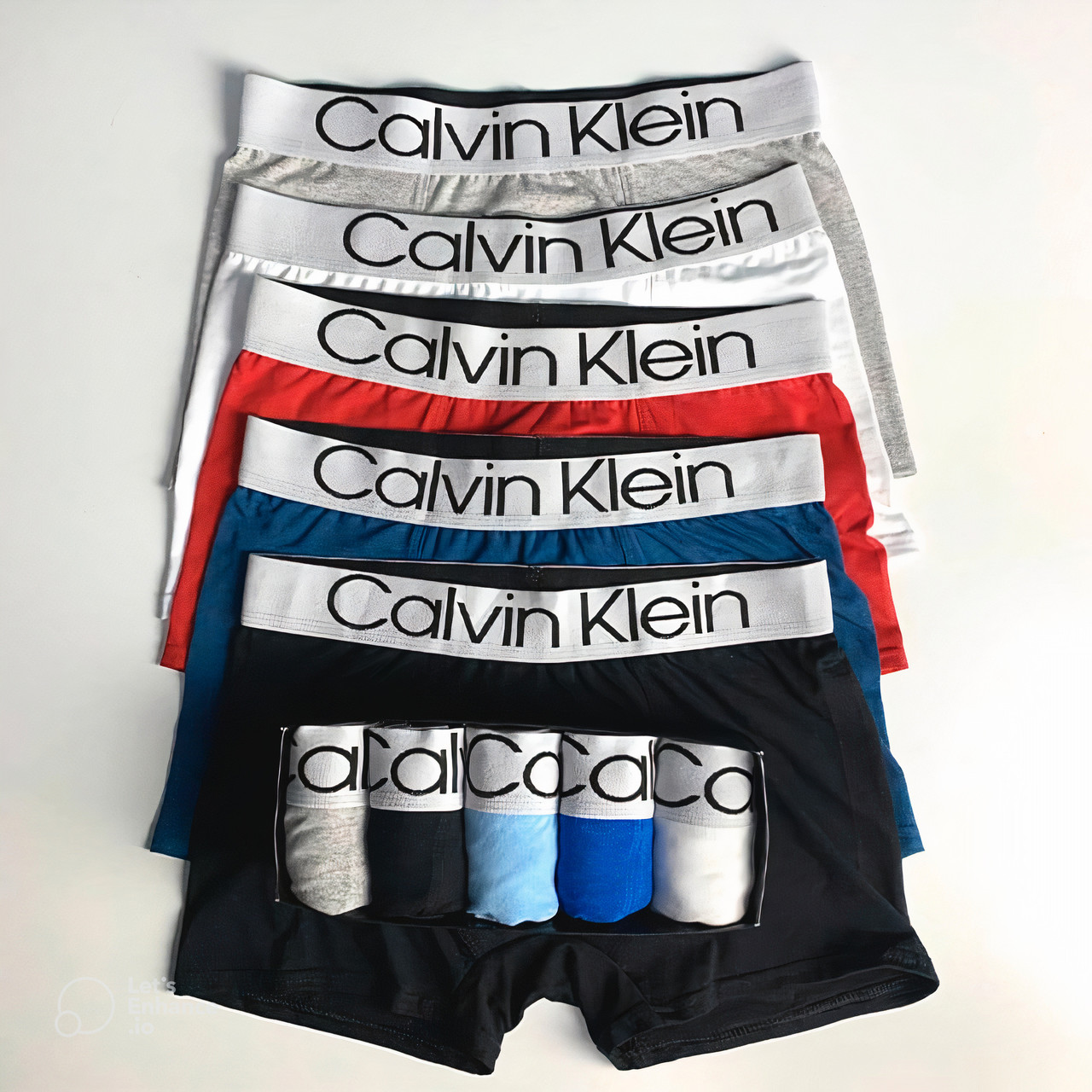 Набір чоловічих трусів Calvin Klein з бавовни! Боксерки