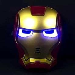 Маска Залізної Людини Iron Man, світиться