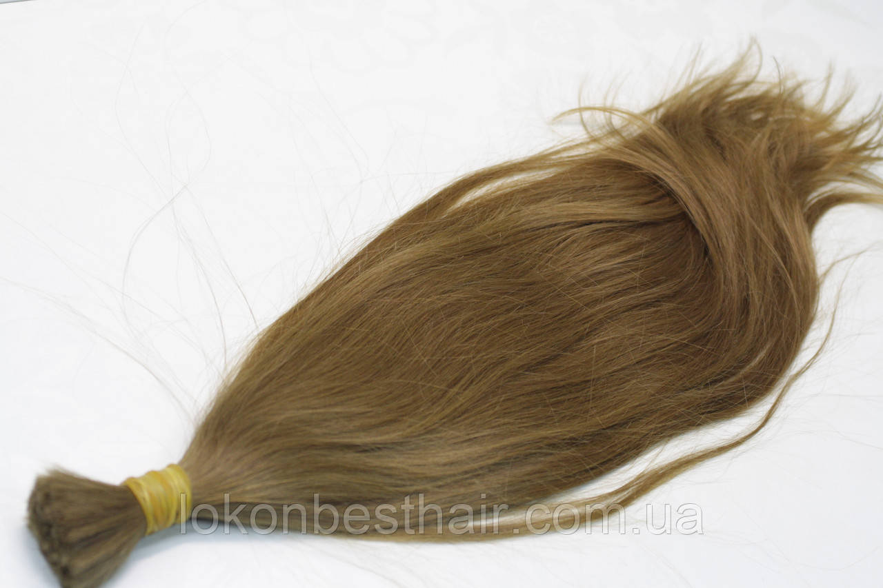 Натуральные 100% Славянские волосы для наращивания 53 см / 134 грамм ЛЮКС и ШЁЛК - фото 4 - id-p1775779113