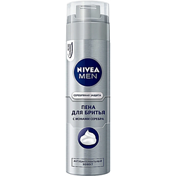 Піна для гоління антибактеріальний Срібний захист Nivea 200 мл