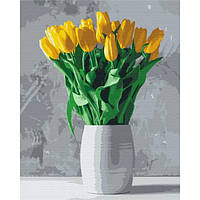 Картина по номерам "Букетых желтых тюльпанов" Brushme BS52639 40х50