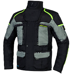 МОТОКУРТКА ТЕКСТИЛЬНА REBELHORN CUBBY IV BLACK/G/FLO YELLOW