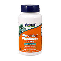 Хром пиколинат Now Foods Chromium Picolinate 200 mcg 100 caps