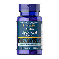 Альфа-ліпоєва кислота АЛК Puritan's Pride Alpha Lipoic Acid 100 mg 60 caps