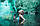 Зелений кольоровий дим середньої насиченості, Димова шашка, зелена, довга рукоятка, 60 секунд, фото 3