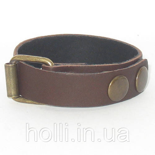 Шкіряний браслет "London" на пряжці і кнопках, та під замовлення, різних кольорів