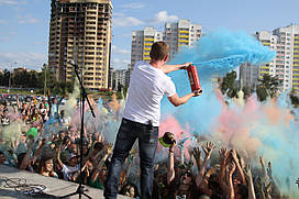 Балон з Фарбою Холі, 2 кг. (Балон з Красокой Холі, Гулал), для фествиалів, флешмобів, фото