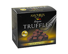 Цукерки шоколадні трюфель із солоною карамеллю Amourix Belgian Truffles Caramel & Sea Salt, 200 г