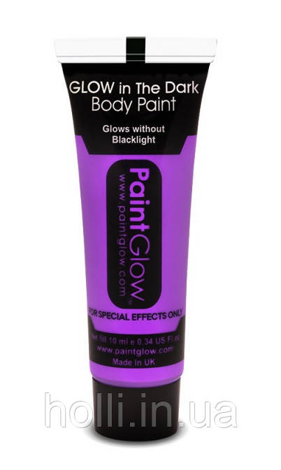 Грим для обличчя, Фіолетовий, Фарба для обличчя, неонова фарба для обличчя, аквагрим, фото 1