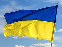 Флаг Украины, большой, размер: 140х90 см, болонья. цупкая ткань, идеально для улици