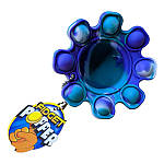Іграшка антистрес Fidget Toy Push Flip Pop It восьминіг перевертень синій з фіолетовим, фото 3