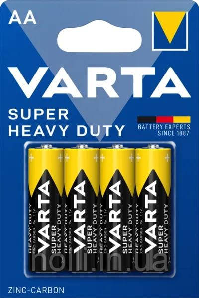 Батарейки Varta Superlife AA Bli Zinc-Carbon, 4 шт
