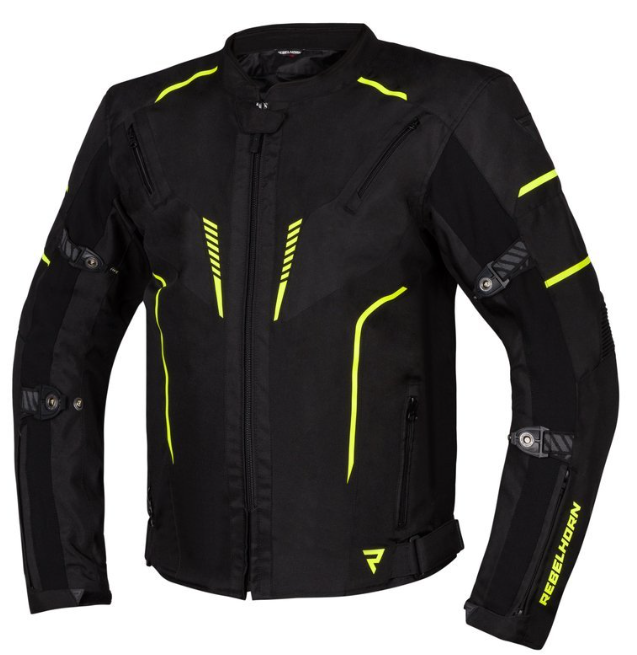 КУРТКА ТЕКСТИЛЬНА REBELHORN BLAST BLACK/FLO YELLOW