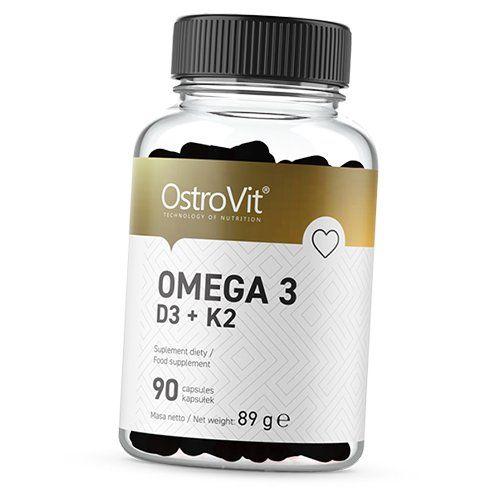 Архів Омега 3 Витамины Д3 К2 Omega 3 D3+K2 Ostrovit 90капс (67250006 ...