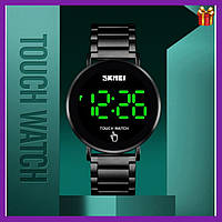 Женские спортивные часы Skmei Light черные, Смарт часы черные женские стильный Скмей Оригинал
