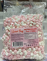 Sweet Bag Mini Marshmallow Pink&White 1 кг. , 6 шт/ящ