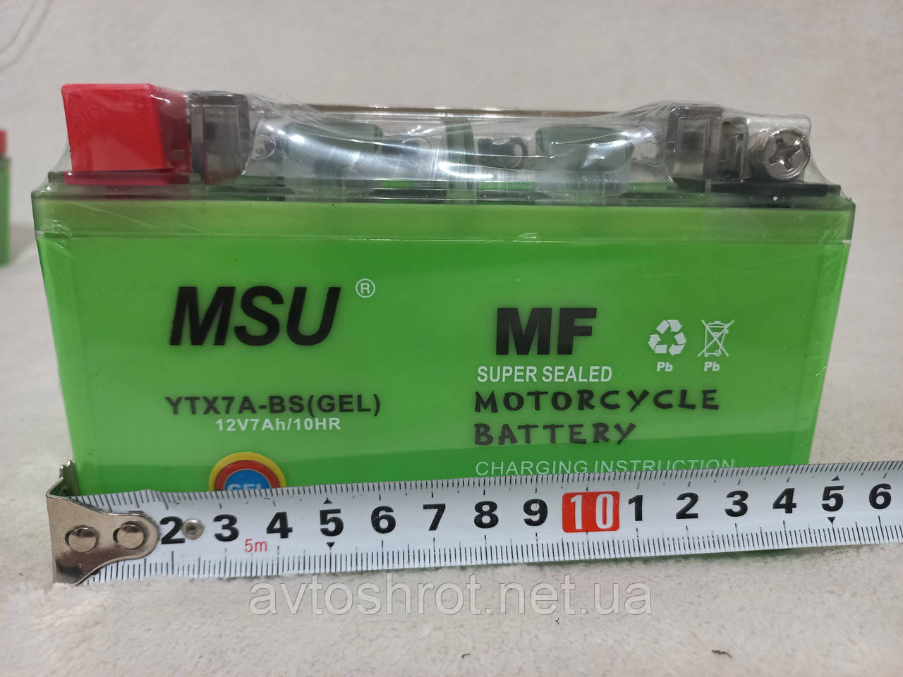 Акумулятор мото 12V 7Ah 10 HR MOTO YTX7A-BS GEL гелевий -Свіжі