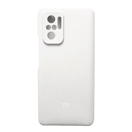 Чохол Silicone Case Premium для Xiaomi Redmi Note 10 / Note 10S / Poco M5s White, фото 1