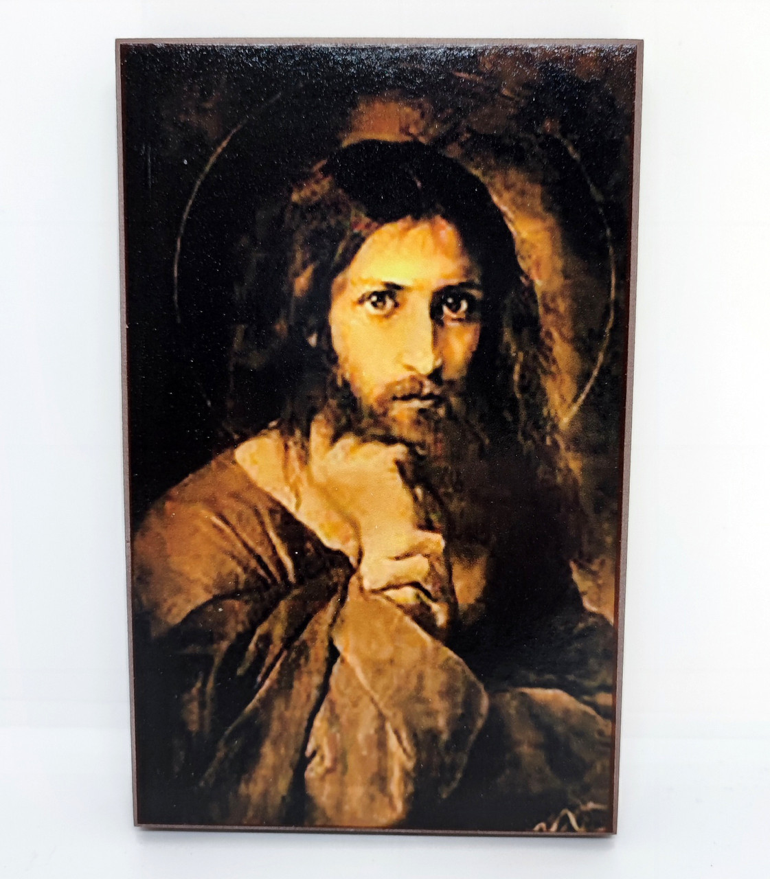 Спаситель ікона  на дошці 15×10 см, фото 1