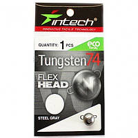 Груз Чебурашка розбірна Intech Tungsten 74 Steel Gray 14г 1 шт.