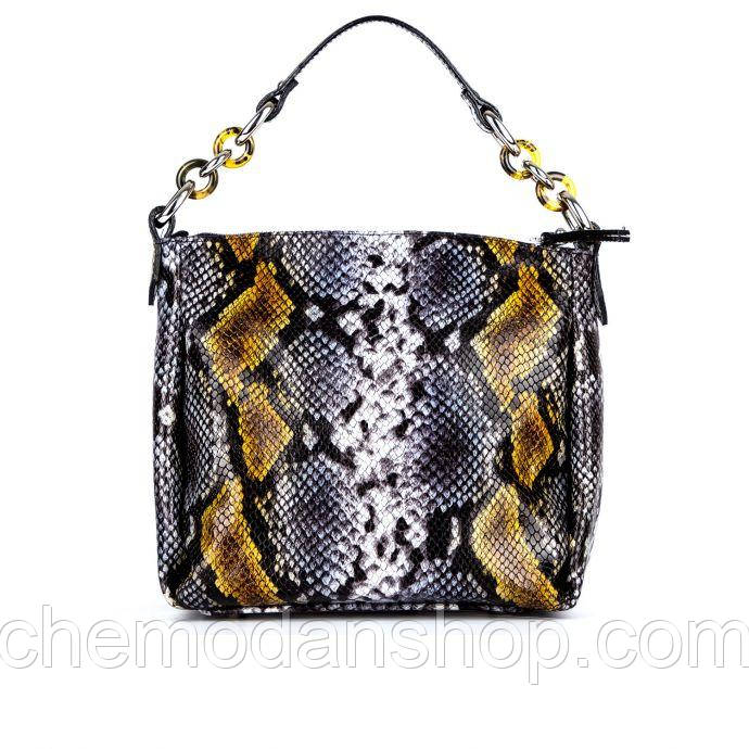 Стильна жіноча сумка Assa матеріал 6478 під рептилію 1115 м.-1