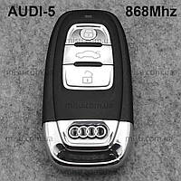 Ключ Audi Q5 A4L A5 A6 A7 A8 RS4 RS5 S4 S5 , 868Mhz, 3 кнопки,8T0 959 754D