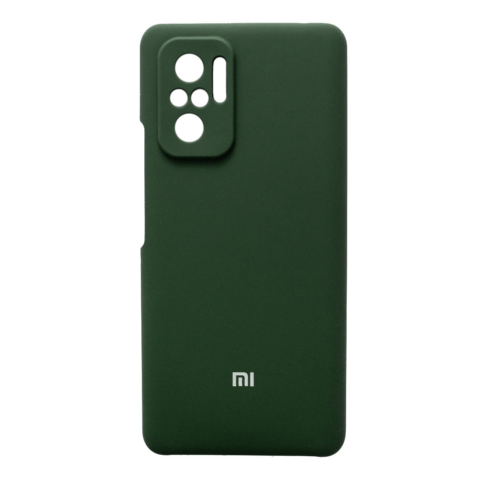 Чохол Silicone Case Premium для Xiaomi Redmi Note 10 / Note 10S / Poco M5s Dark Green
