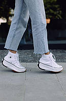 Кеды женские Converse Run Star Hike Hi White Black Gum Конверс