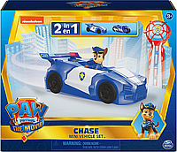 Игрушка Щенячий патруль Paw Patrol Chase Mini Movie Vehicle Set 2 in 1 Car & Motorcycle Plus Character Чейз