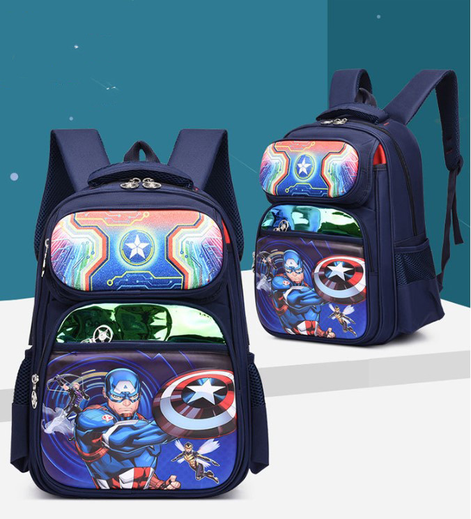 Рюкзак шкільний для хлопчика 1-4 клас Капітан Америка