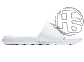 Жіночі шльопанці Nike Benassi Slide White Logo Silver ALL04397