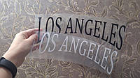 Термонаклейка на одяг напис LOS ANGELES на вибір