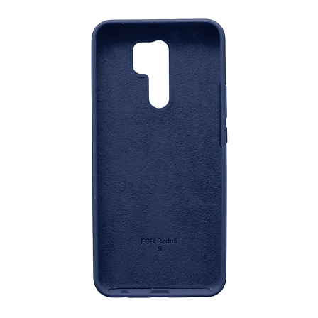 Чохол Silicone Case Premium для Xiaomi Redmi 9 / Poco M2 Dark Blue (закритий низ), фото 3