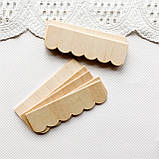 Мініатюра черепиця заготовка для даху 11.5*3.3 см набір 12 шт, фото 2
