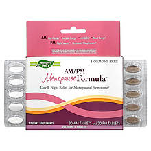 Засіб для підтримки під час менопаузи Nature's Way "Menopause Formula AM/PM" (60 таблеток)