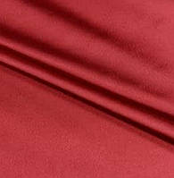 Атлас лайт софт плотный алый красный для одежды