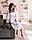 Вафельний халат Luxyart Кімоно розмір (42-44) S 100% бавовна білий унісекс (LS-0382), фото 4