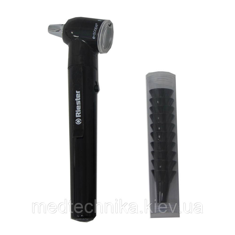 Отоскоп e-scope Riester, фіброоптичний, XL, 2,7 В, фото 1