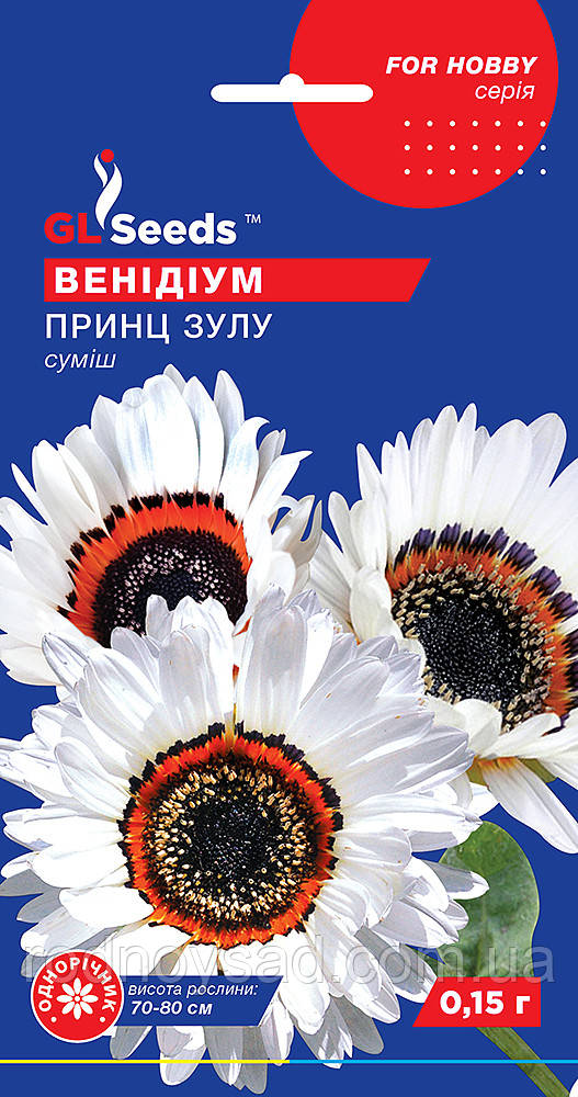 Насіння Венідіуму Принц Зулу (0,15 г), For Hobby, TM GL Seeds