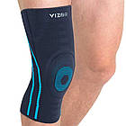 Наколінник із ребрами жорсткості та силіконовим кільцем, Vizor 703, фото 2