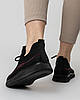 Кросівки жіночі чорні сітка Meegocomfort 37, фото 9