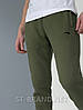 46,48,50,52,54. Утеплені чоловічі спортивні штани з якісного та натурального трикотажу ST-BRAND - оливкові, фото 5