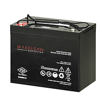 Акумуляторна батарея AGM MAKELSAN 6-FM-100, Gray Case, 12 V 100.0 Ah (329 x 172 x 218) Q1