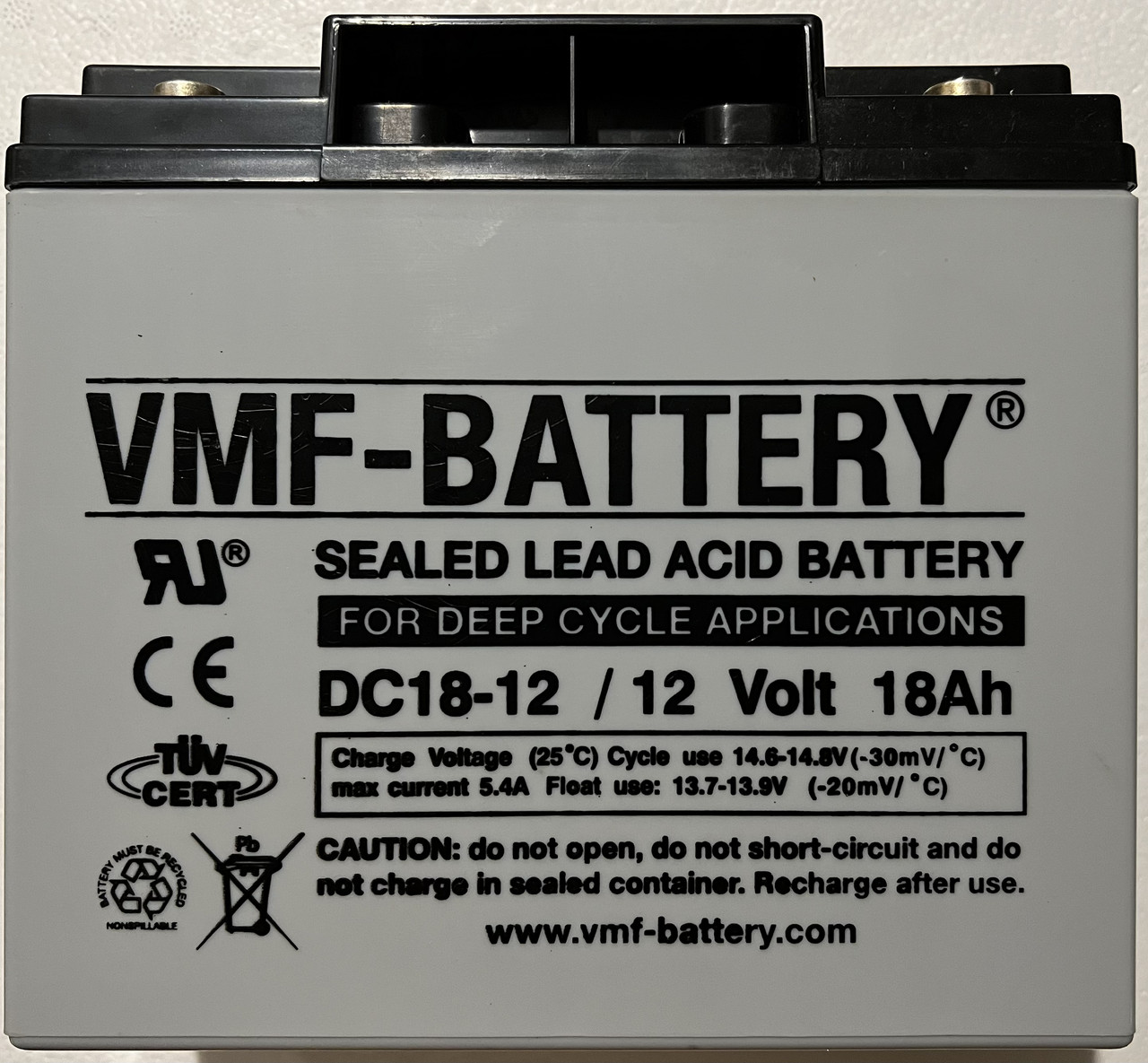 Акумулятор олив'яно-кислотний VMF Deep Cycle 6FM18 12 V 18 Ah