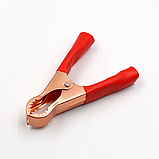 Зажимы аккумуляторные / Крокодилы 50А Зажим 50 А (Пара) 75 мм., фото 3